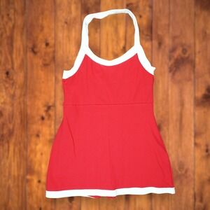 NWT Urban Outfitters Out From Under Bec Skort Mini Dress Red LARGE